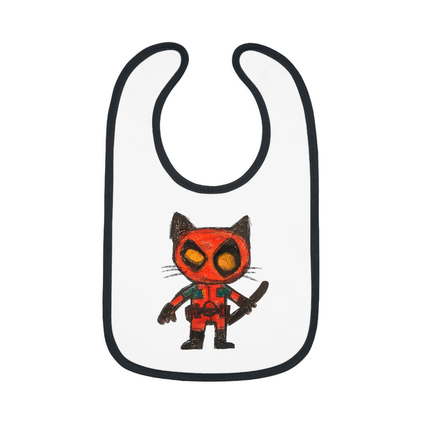 Bib Superhero Design Contrast Trim